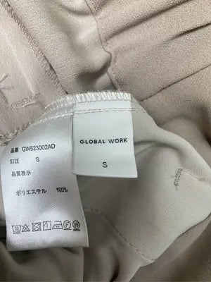 GLOBAL WORK/グローバルワーク/スラックス/パンツ/ベージュ/S