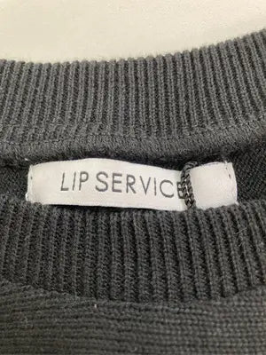 LIP SERVICE/リップサービス/Tシャツ/カットソー/トップス/ブラック/F