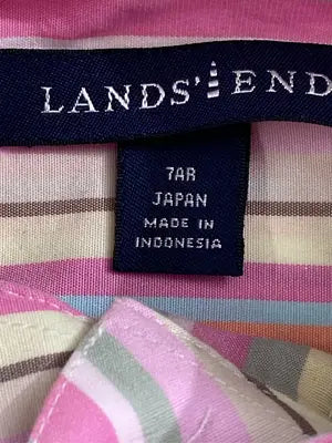 LANDS' END/ランズエンド/シャツ/ブラウス/トップス/ピンク/7AR