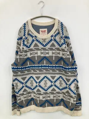 MOSSIMO/モッシモ/ニット/セーター/トップス/ブルー/XXL