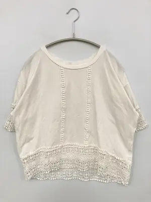 eyraffttii/Tシャツ/カットソー/トップス/ホワイト/F
