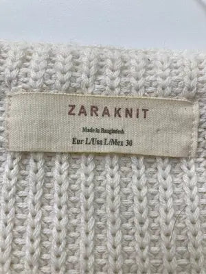ZARAKNIT/ニット/セーター/トップス/ベージュ/Eur L