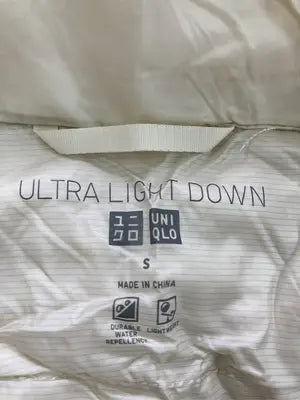 UNIQLO/ユニクロ/ダウンベスト/ジャケット/アウター/アイボリー/S