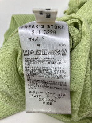 FREAK'S STORE/フリークスストア/Tシャツ/カットソー/トップス/ライトグリーン/F