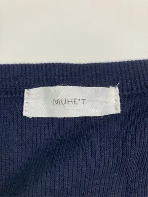 MUHET/ミュエ/Tシャツ/カットソー/トップス/ネイビー/F