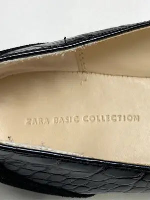 ZARA BASIC/ザラベーシック/バレエシューズ/シューズ/ブラック/40