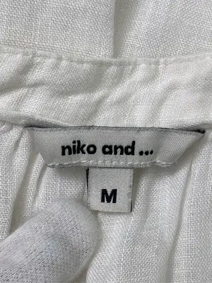 niko and .../ニコアンド/シャツ/ブラウス/トップス/ホワイト/M