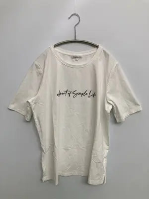 SIMPLE LIFE/シンプルライフ/Tシャツ/カットソー/トップス/ホワイト/L