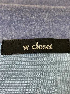 w closet/ダブルクローゼット/Tシャツ/カットソー/トップス/ブルー/F