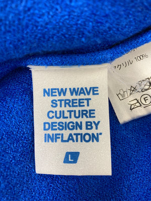 NEW WAVE STREET CULTURE/ニューウェーブストリートカルチャー/ニット/セーター/トップス/ブルー/L