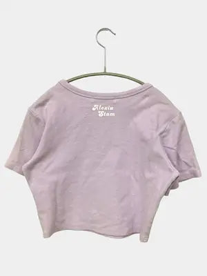 ALEXIA STAM/アリシアスタン/Tシャツ/カットソー/トップス/パープル/F