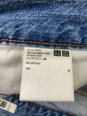 UNIQLO U/ユニクロユー/デニムパンツ/パンツ/スカイブルー/24(61cm)