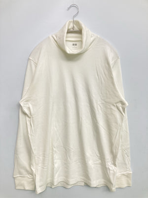 UNIQLO/ユニクロ/Tシャツ/カットソー/トップス/ホワイト/L