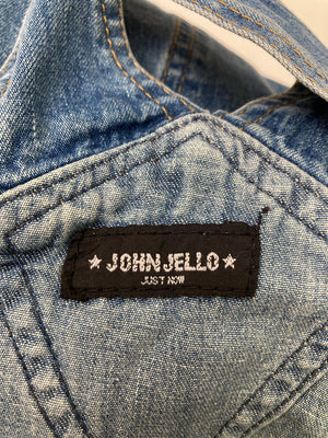 JOHN JELLO/ジャンパースカート/ワンピース/ドレス/ブルー/LL