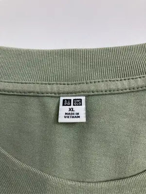 UNIQLO/ユニクロ/Tシャツ/カットソー/トップス/ライトグリーン/XL
