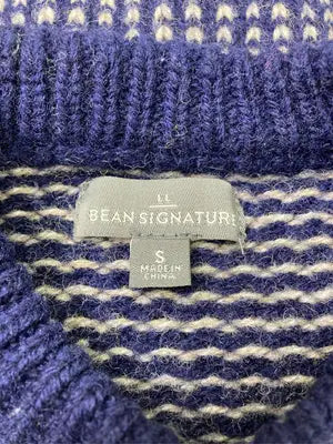 BEAN SIGNATURE/ニット/セーター/トップス/ブルー/S