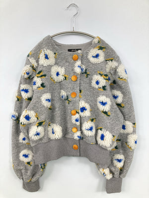 Meridian/メリディアン/カーディガン/ボレロ/トップス/グレー