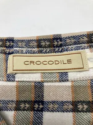 Crocodile/クロコダイル/シャツ/ブラウス/トップス/ベージュ/L