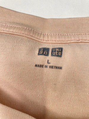 UNIQLO/ユニクロ/Tシャツ/カットソー/トップス/オレンジ/L