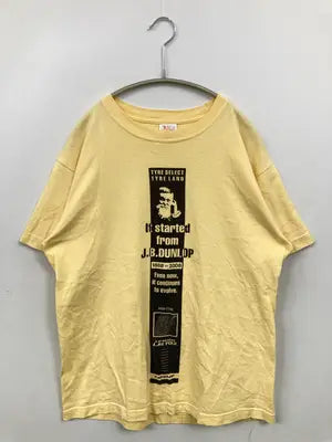 CROSS STITCH/Tシャツ/カットソー/トップス/イエロー/MEDIUM