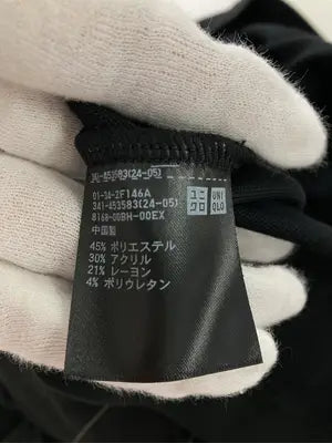 UNIQLO/ユニクロ/Tシャツ/カットソー/トップス/ブラック/XL