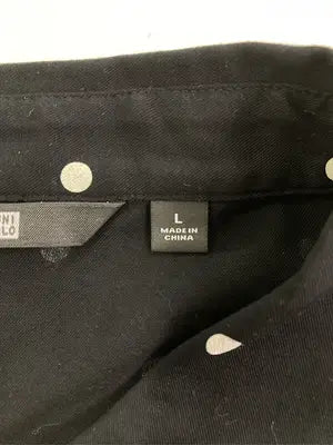 UNIQLO/ユニクロ/シャツ/ブラウス/トップス/ブラック/L