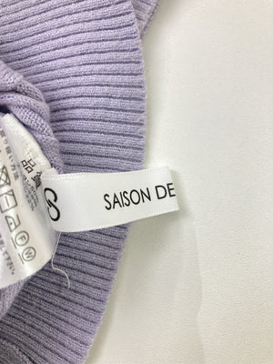 SAISON DE PAPILLON/セゾンドゥパピヨン/Tシャツ/カットソー/トップス/パープル/M