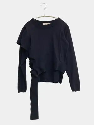 AZUL by MOUSSY/アズールバイマウジー/ニット/セーター/トップス/ブラック/M