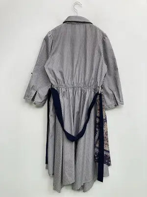 axes femme/アクシーズファム/シャツワンピース/ワンピース/ドレス/ブルー/M