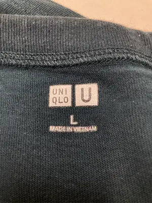 UNIQLO/ユニクロ/Tシャツ/カットソー/トップス/ネイビー/L