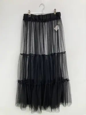 apres jour mignon/アプレジュールミニョン/ロングスカート/スカート/ブラック/M