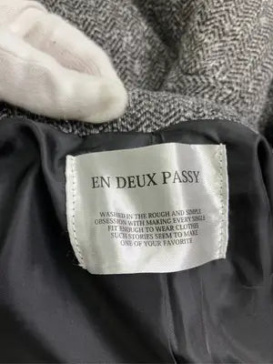 en deux passy/ノーカラーコート/ジャケット/アウター/グレー/M