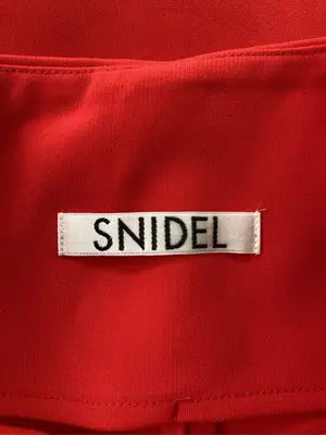 SNIDEL/スナイデル/ショート/ミニスカート/スカート/レッド/0