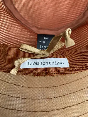 La Maison de Lyllis/ラメゾンドリリス/バケットハット/帽子/ブラウン/57cm