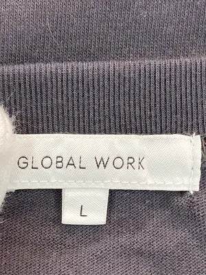 GLOBAL WORK/グローバルワーク/Tシャツ/カットソー/トップス/ブラック/L