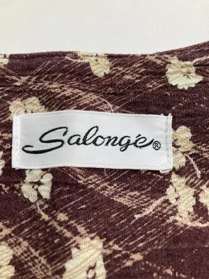 Salonge/シャツ/ブラウス/トップス/ブラウン/M