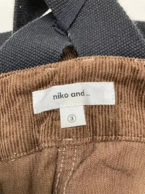 niko and .../ニコアンド/サロペット/オーバーオール/オールインワン・サロペット/ブラウン/3