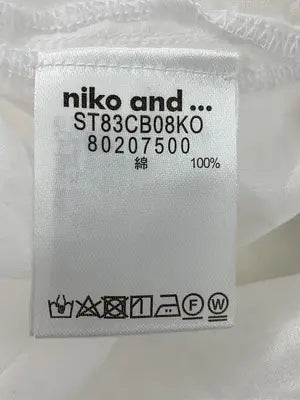 niko and .../ニコアンド/シャツ/ブラウス/トップス/ホワイト/3