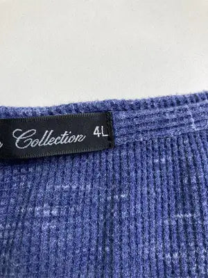 Skkone Collection/Tシャツ/カットソー/トップス/ブルー/4L