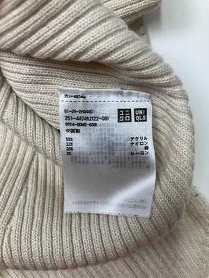UNIQLO/ユニクロ/ニット/セーター/トップス/ベージュ/S