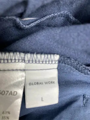 GLOBAL WORK/グローバルワーク/スラックス/パンツ/ブルー/L