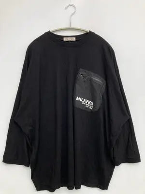 milk ged/Tシャツ/カットソー/トップス/ブラック/one