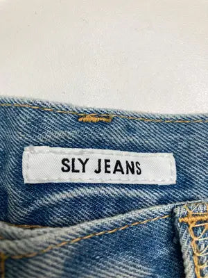 SLY JEANS/スライジーンズ/デニムパンツ/パンツ/スカイブルー/155/60A
