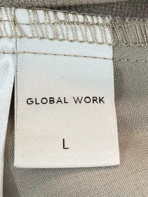 GLOBAL WORK/グローバルワーク/スラックス/パンツ/ベージュ/L