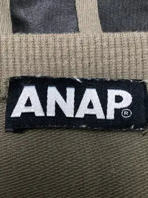 ANAP/アナップ/Tシャツ/カットソー/トップス/カーキ/F