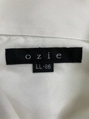 ozie/シャツ/ブラウス/トップス/ホワイト/LL-86