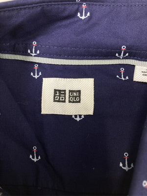 UNIQLO/ユニクロ/シャツ/ブラウス/トップス/ネイビー/S