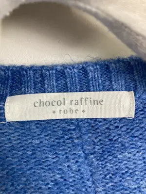chocol raffine/ショコラフィネ/ニット/セーター/トップス/ブルー/F