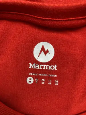 Marmot/マーモット/Tシャツ/カットソー/トップス/レッド/JP M