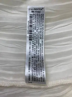 ZARA/ザラ/シャツ/ブラウス/トップス/アイボリー/EUR L